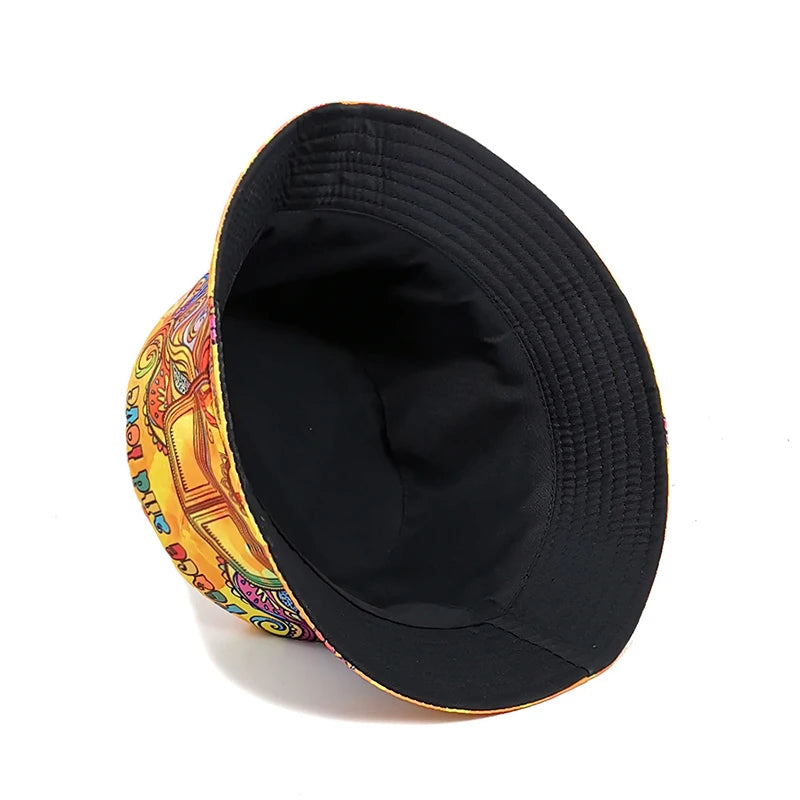 Peace And Love Pattern Bucket Hat